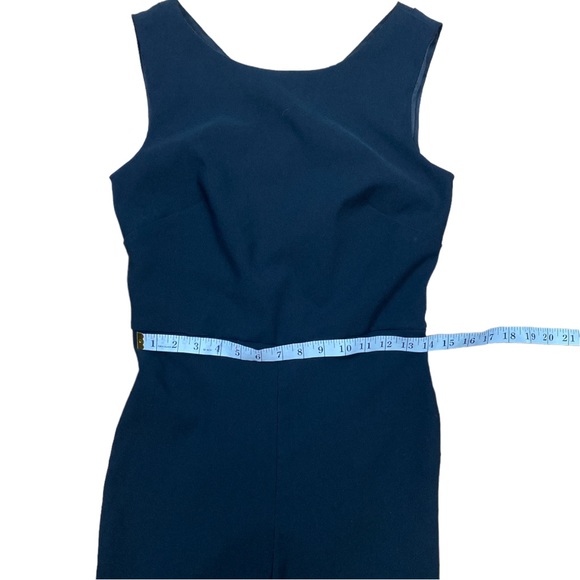 LOTUS THREADS Black Cutout Sleeveless Back Zipper Closure Jumpsuit  Romper Sz 6 - Picture 8 of 16